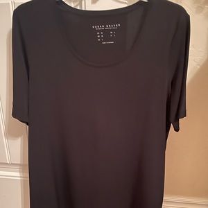 Susan Graver Black Top